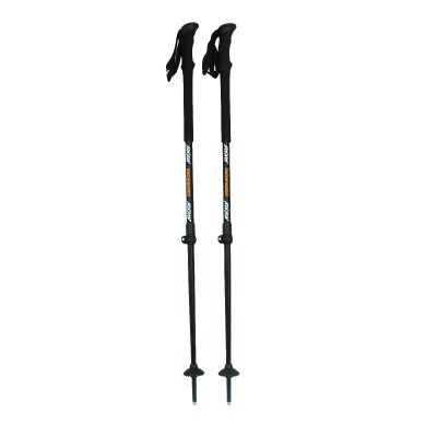 The Pro Telescopic Pole (with 2 baskets!) - Black with white/orange graphics