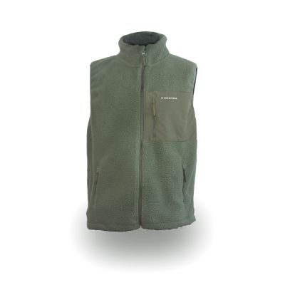 Forest Fleece Vest - Olive Green
