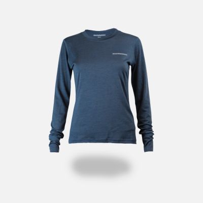 Merino Shirt (Long Sleeve) Women - Petrolium