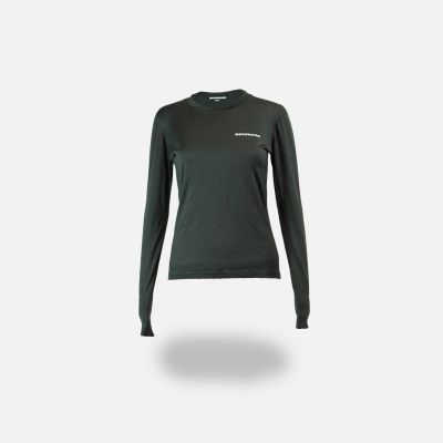 Merino Shirt (Long Sleeve) Women - Deep forest